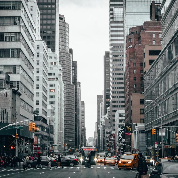 City skyline in Mountain View, United States
